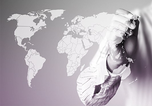 Access to a global network of potential partners and information